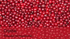  Presentation with cherry - Amazing presentation theme having maroon pattern - red cherry background backdrop and a crimson colored foreground
