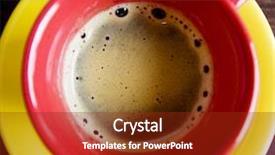  Presentation with maroon - Amazing presentation having maroon smoke - coffee in red cup backdrop and a tawny brown colored foreground