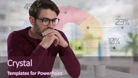  Presentation with maroon - Theme with maroon technology - digital composite of thoughtful man background and a wine colored foreground