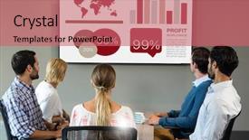  Presentation with maroon - Cool new slides with maroon white - business presentation of graphs backdrop and a coral colored foreground