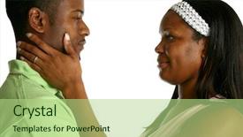  Presentation with african american black couple - Audience pleasing presentation consisting of marrage - attractive african american couple backdrop and a  colored foreground
