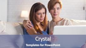  Presentation with communicate - Amazing presentation having marriage communication - homosexual couple of lesbian women backdrop and a  colored foreground