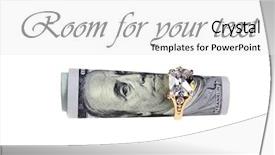  Presentation with wedding ring - Presentation theme having marriage concept a diamond wedding background and a white colored foreground