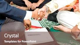  Presentation with marriage - PPT theme consisting of marriage solemnzation of a muslim background and a violet colored foreground