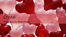  Presentation with love designs - Slides having marriage theme designs - hearts of love background and a red colored foreground