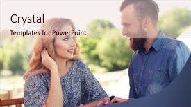  Presentation with cafe - Colorful theme enhanced with married - marry me concept loving couple backdrop and a lemonade colored foreground