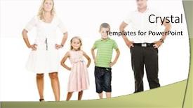  Presentation with married - Audience pleasing presentation consisting of married couple children - family isolated on white background backdrop and a white colored foreground