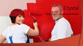  Presentation with married - Presentation having  background and a  colored foreground