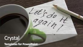  Presentation with lets do it - Cool new theme with marrige - lets do it again backdrop and a dark gray colored foreground