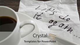  Presentation with lets do it - Presentation theme having marrige - lets do it again background and a light gray colored foreground