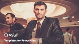  Presentation with casino - PPT layouts consisting of marsala - two fashionable men in suits background and a dark gray colored foreground