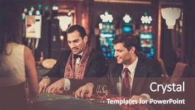  Presentation with black men in suit - Amazing PPT layouts having marsala - two fashionable men in suits backdrop and a violet colored foreground