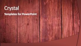  Presentation with old wood planks - Beautiful PPT theme featuring marsala colored old wood background - wooden planks texture close up backdrop and a tawny brown colored foreground