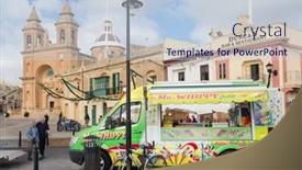  Presentation with pompei - PPT theme enhanced with marsaxlokk-malta-january-11-2015 background and a lemonade colored foreground