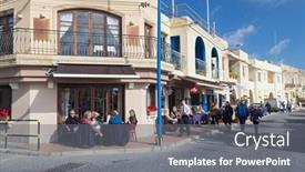  Presentation with pompei - Presentation having marsaxlokk-malta-january-11-2015 background and a gray colored foreground