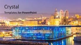  Presentation with saint - Amazing slide set having marseille saint jean castle backdrop and a light blue colored foreground