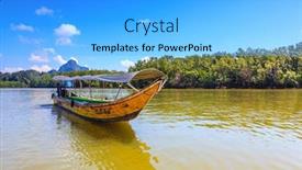  Presentation with mangrove - Amazing PPT layouts having marshy-channels-and-mangrove-thickets backdrop and a light blue colored foreground