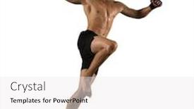  Presentation with martial arts - Amazing theme having martial-arts-fighter-mma-isolated backdrop and a white colored foreground