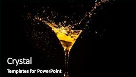  Presentation with splash - Cool new slide deck with beach summer holiday vacation traveling photography concept backdrop and a light gray colored foreground