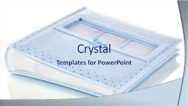  Presentation with photo album - Presentation theme featuring marvel movies - baby photo album isolated background and a sky blue colored foreground