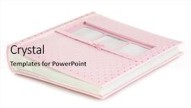  Presentation with photo album - Presentation enhanced with marvel movies - baby photo album isolated background and a  colored foreground