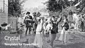  Presentation with engraving - Presentation consisting of marx st petersburg russia 1888 background and a gray colored foreground