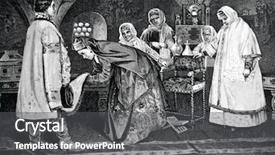  Presentation with tsar - Amazing PPT theme having marx st petersburg russia 1888 backdrop and a  colored foreground