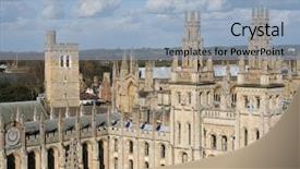  Presentation with virgin mary - Theme enhanced with mary the virgin church oxford background and a light blue colored foreground