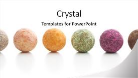  Presentation with ball bearing on a white - PPT layouts featuring marzipan - sweet truffle balls isolated background and a cream colored foreground