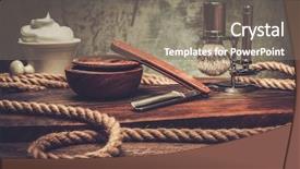  Presentation with masculine - Amazing theme having masculine - shaving accessories on a luxury backdrop and a gray colored foreground