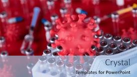  Presentation with corona - Presentation design featuring mask-and-corona-virus-protection background and a light blue colored foreground