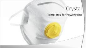  Presentation with corona virus - PPT layouts with mask-corona-virus-protection-n95 background and a white colored foreground