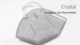  Presentation with carbon - Slide deck having mask-kn-95-on-white background and a white colored foreground