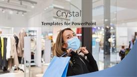  Presentation with customers - Amazing theme having mask-requirement-for-customers backdrop and a light gray colored foreground