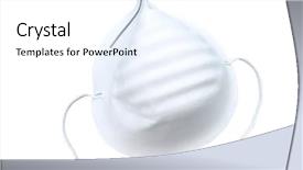  Presentation with mask - Beautiful PPT layouts featuring mask under the white background backdrop and a white colored foreground