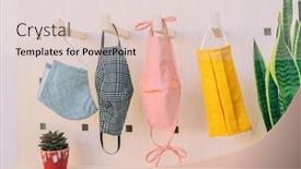  Presentation with pastel cute - Presentation enhanced with masks-of-many-colors background and a lemonade colored foreground