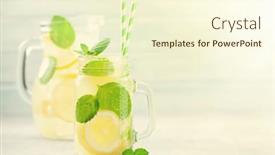  Presentation with mason jar - Slides with mason-jar-and-jug background and a cream colored foreground