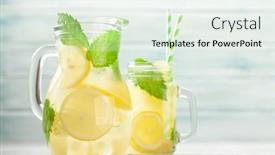  Presentation with mason jar - Colorful theme enhanced with mason-jar-and-jug backdrop and a sky blue colored foreground