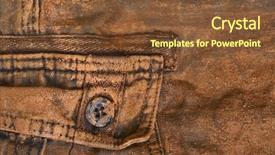  Presentation with masonry - Theme with masonry works - torn and dirty working trousers background and a tawny brown colored foreground