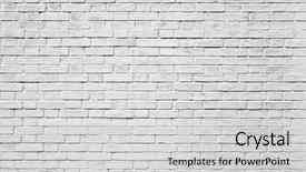  Presentation with stone masonry - Slide deck with masonry works - weathered texture of stained old background and a light gray colored foreground