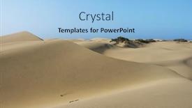  Presentation with island - Slide deck consisting of maspalomas-dunes-in-gran-canaria background and a  colored foreground