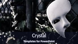  Presentation with masquerade mask - Slide deck having masquerade - phantom of the opera background and a wine colored foreground