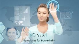  Presentation with mass - Colorful theme enhanced with mass communication - business future education and technology backdrop and a light blue colored foreground