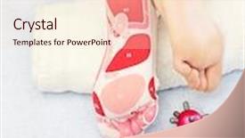  Presentation with foot massage - Slides having massage of feet of a foot background and a lemonade colored foreground