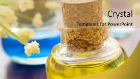  Presentation with oil - Slides having massage oil background and a yellow colored foreground