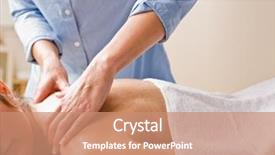  Presentation with massage therapist - Cool new PPT theme with  backdrop and a  colored foreground