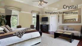  Presentation with luxury - Beautiful presentation theme featuring master bedroom in luxury home backdrop and a mint green colored foreground