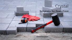  Presentation with lays - Beautiful PPT layouts featuring master-in-yellow-gloves-lays backdrop and a light blue colored foreground