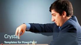  Presentation with concert master - Audience pleasing PPT theme consisting of master vugar gashimov world rank backdrop and a ocean colored foreground