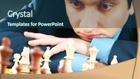  Presentation with world - Presentation theme having master vugar gashimov world rank background and a ocean colored foreground